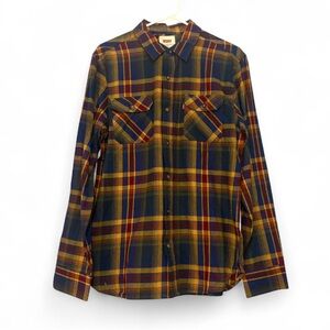 Levi's Men's Multicolor Plaid Button Down Shirt